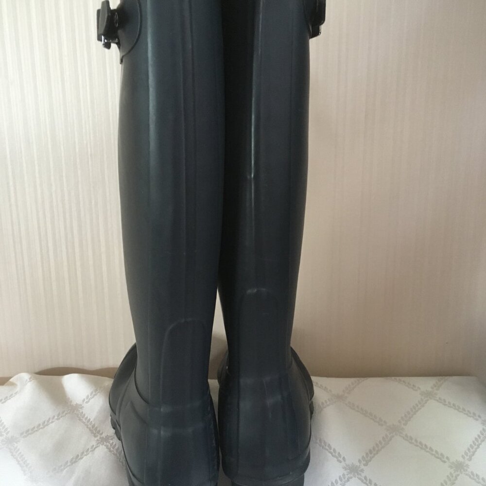 Hunter Tall Original Boots US 6 EU 37 Navy - Picture 2 of 6